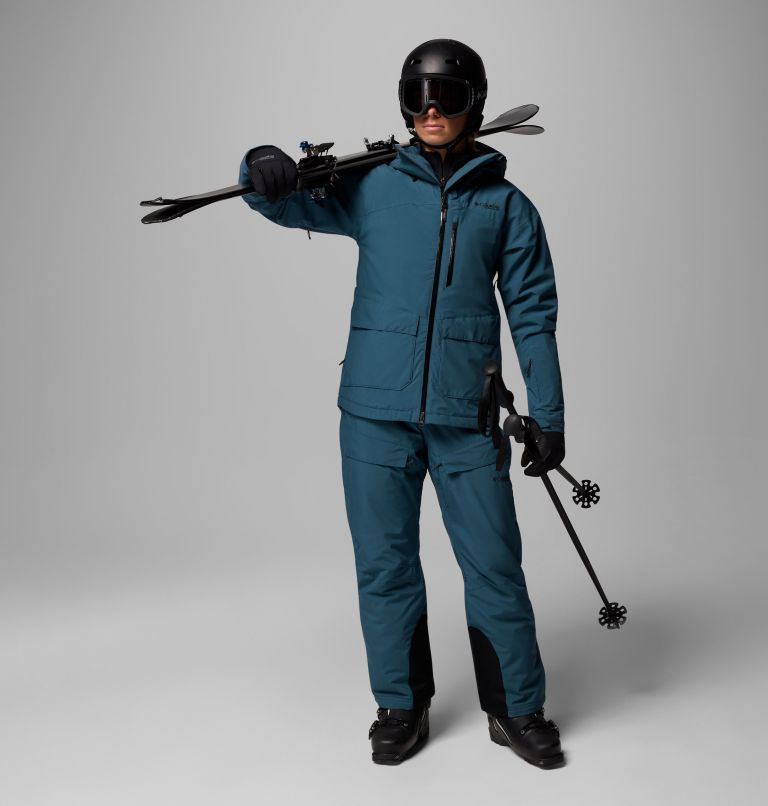 Women's Highland Summit II Insulated Bib, Color: Everblue, image 2