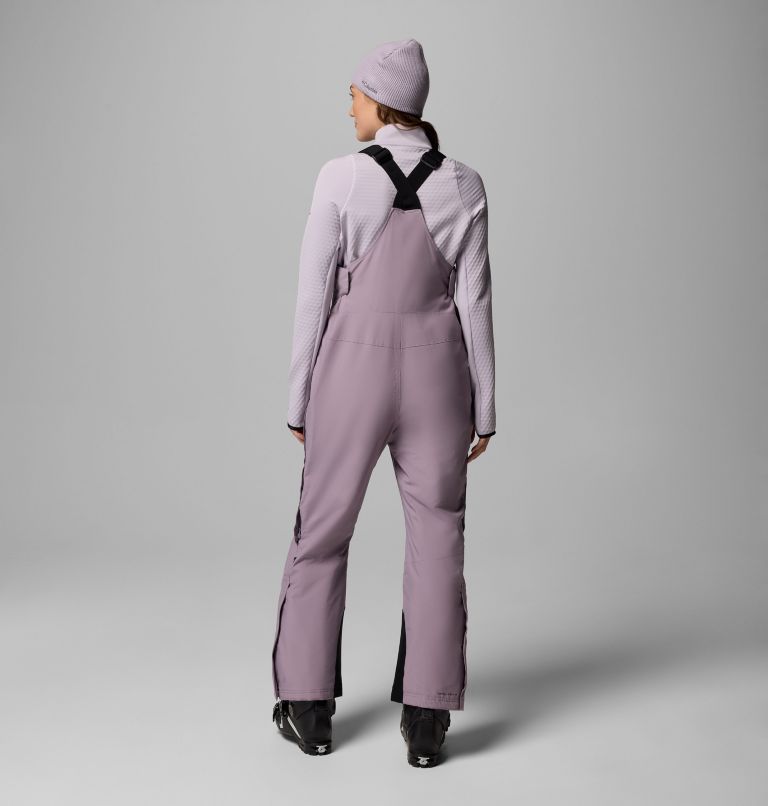 Women's Highland Summit II Insulated Waterproof Ski Bibs, Color: Shale Purple, image 3