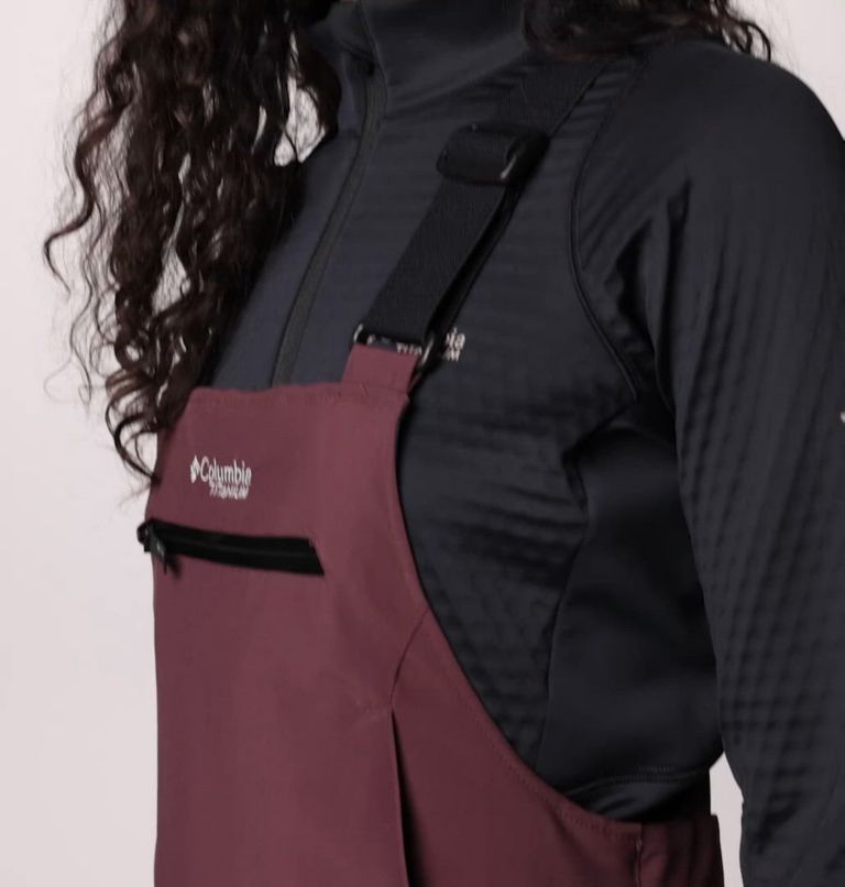 Women's Highland Summit II Insulated Bib, Color: Moonvista
