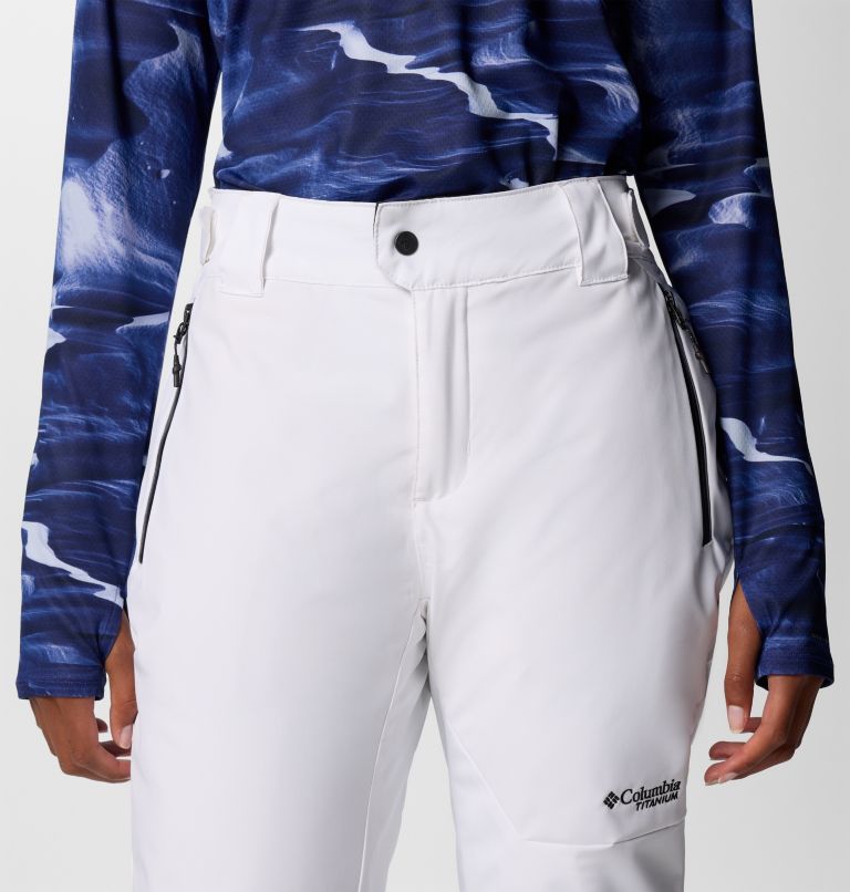 Women's Cirque Bowl Waterproof Ski Trousers, Color: White, image 5