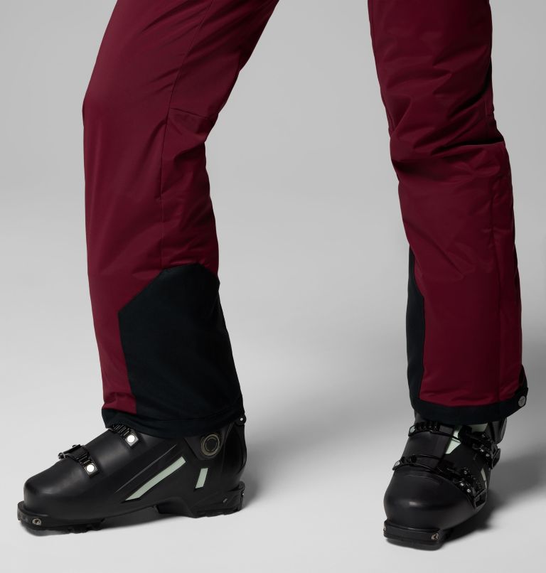 Women's Cirque Bowl Insulated Pants, Color: Rich Wine, image 9