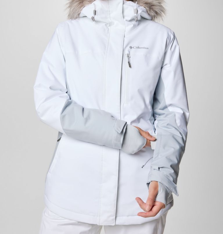 Ava Alpine wasserdichte Ski-Jacke für Frauen, Color: White, Cirrus Grey, image 10