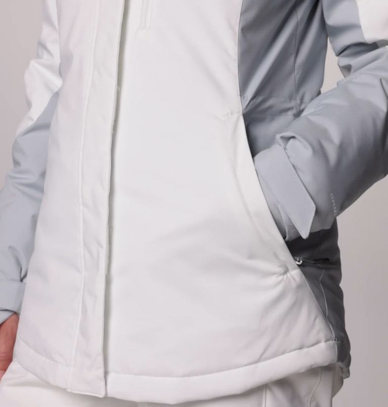 Ava Alpine wasserdichte Ski-Jacke für Frauen, Color: White, Cirrus Grey