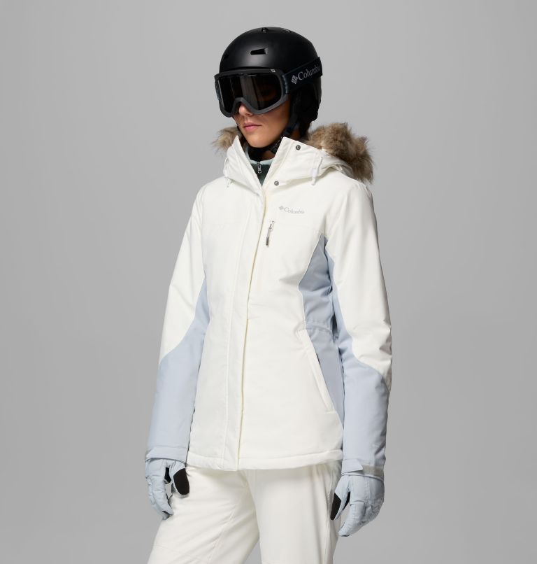 Women's Ava Alpine II Insulated Jacket, Color: Sea Salt, Cirrus Grey, image 4