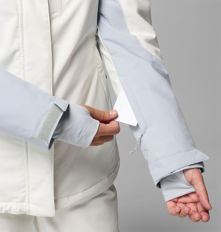 Women's Ava Alpine II Insulated Jacket, Color: Sea Salt, Cirrus Grey, image 9
