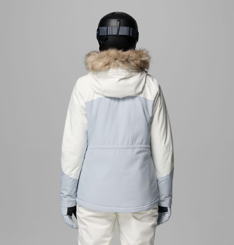 Women's Ava Alpine II Insulated Jacket, Color: Sea Salt, Cirrus Grey, image 3