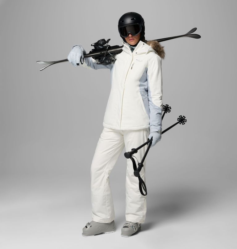 Women's Ava Alpine II Insulated Jacket, Color: Sea Salt, Cirrus Grey, image 2