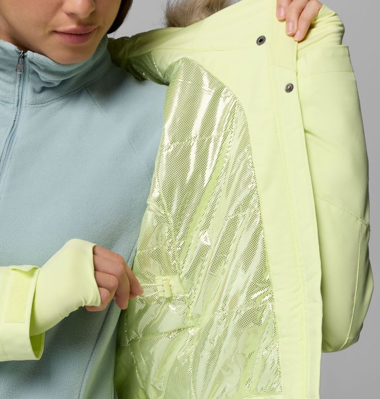 Women's Ava Alpine Waterproof Ski Jacket, Color: Citron Haze, image 6