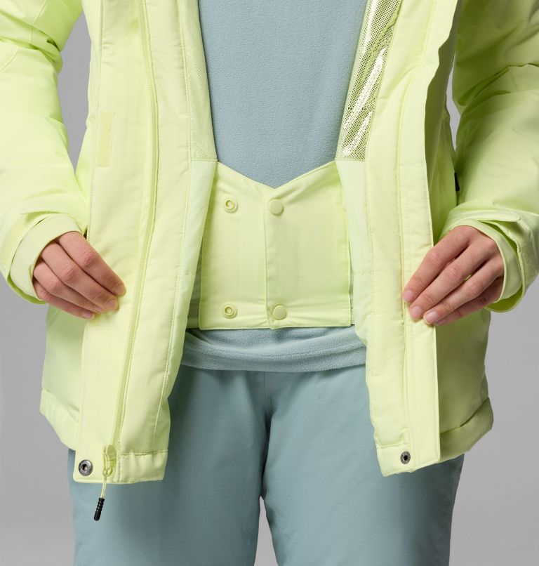 Women's Ava Alpine Waterproof Ski Jacket, Color: Citron Haze, image 7