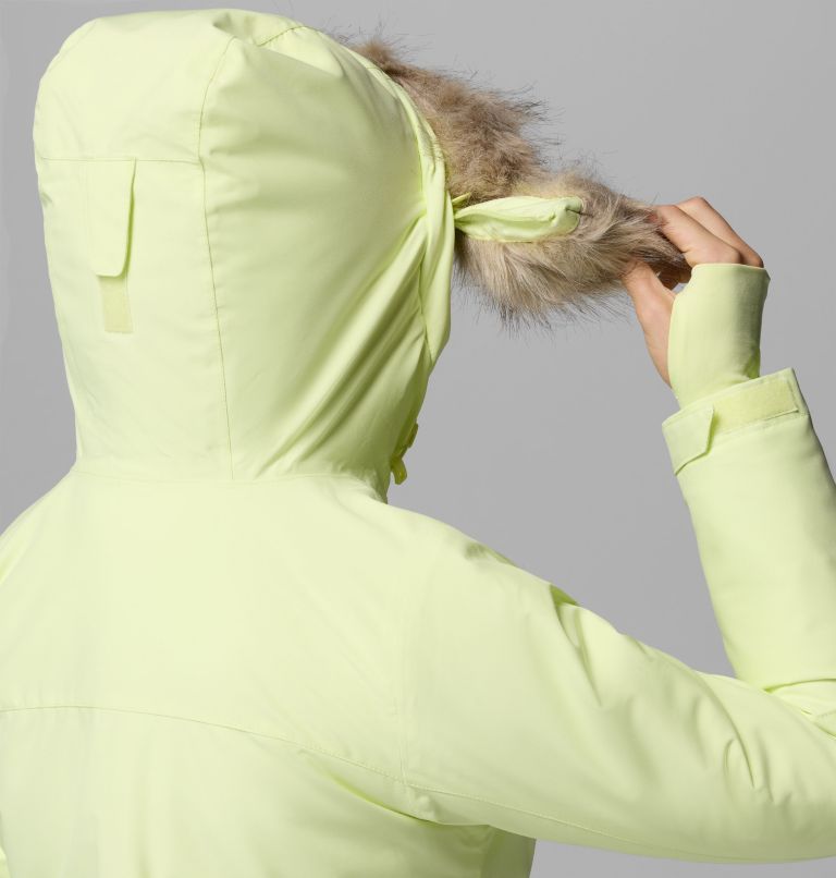 Women's Ava Alpine Waterproof Ski Jacket, Color: Citron Haze, image 11
