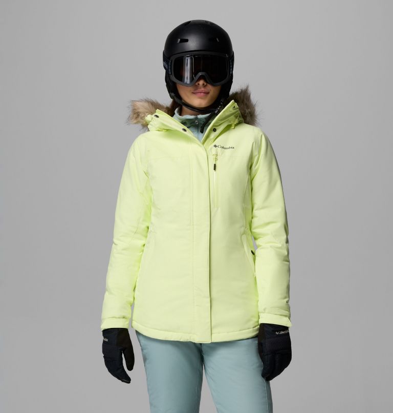 Women's Ava Alpine Waterproof Ski Jacket, Color: Citron Haze, image 1