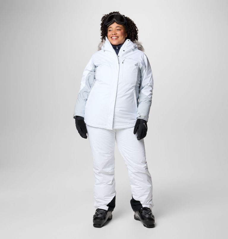 Women's Ava Alpine II Insulated Jacket - Plus Size, Color: White, Cirrus Grey, image 3