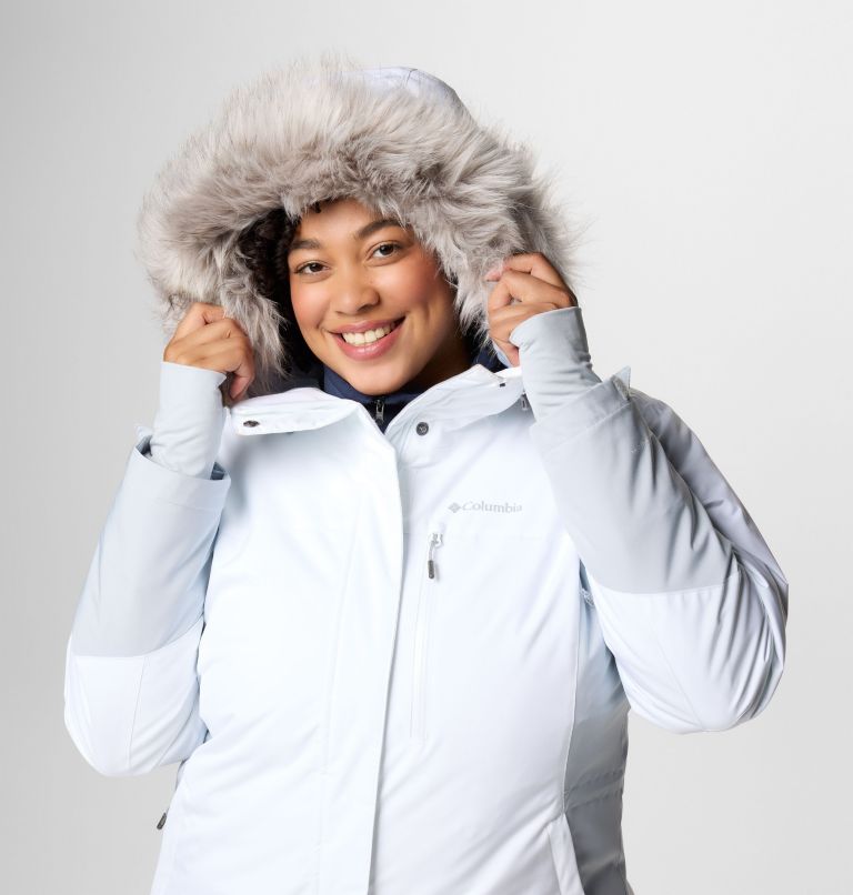 Women's Ava Alpine II Insulated Jacket - Plus Size, Color: White, Cirrus Grey, image 5