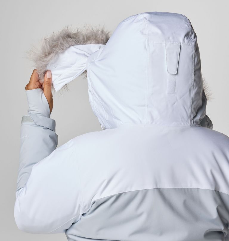 Women's Ava Alpine II Insulated Jacket - Plus Size, Color: White, Cirrus Grey, image 6