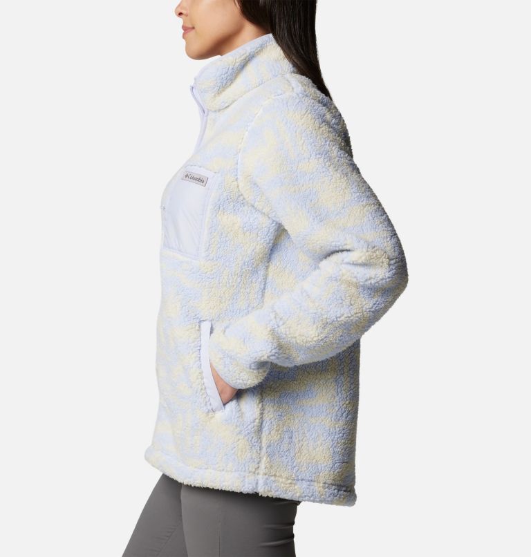 Women's West Bend II Printed Sherpa Jacket, Color: Snowdrift Highland Tonal, image 3