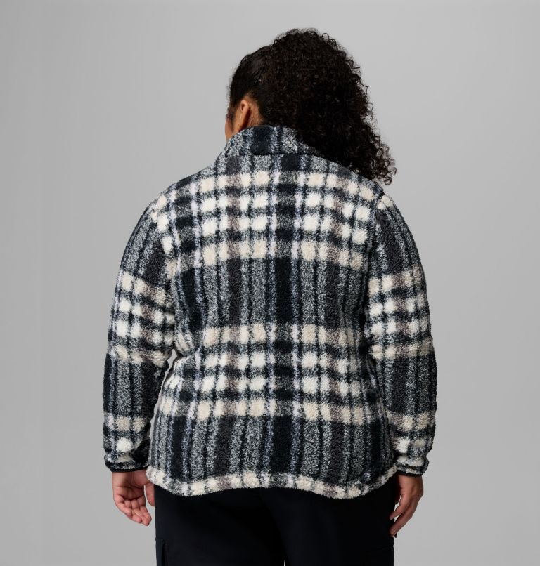 Women's West Bend Print Full Zip II Jacket - Plus Size, Color: Black Herringplaid, image 3
