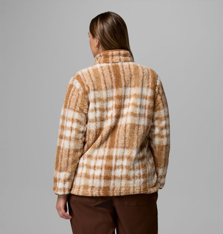 Women's West Bend Print Full Zip II Jacket - Plus Size, Color: Camel Brown Herringplaid, image 3