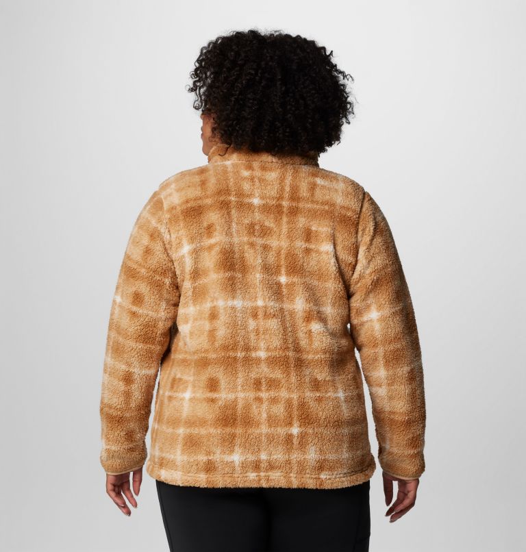 Women's West Bend Print Full Zip II Jacket - Plus Size, Color: Camel Brown Omblur, image 2