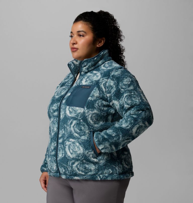 Women's West Bend Print Full Zip II Jacket - Plus Size, Color: Everblue Rose City, image 4
