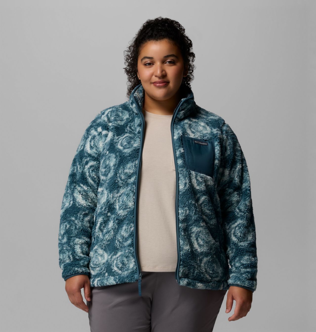 Women's West Bend™ Print Full Zip II Jacket - Plus Size | 429 | 1X 5