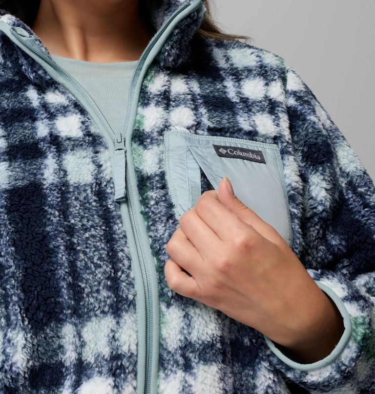 Women's West Bend Print Full Zip II Jacket - Plus Size, Color: Crushed Blue Herringplaid, image 7
