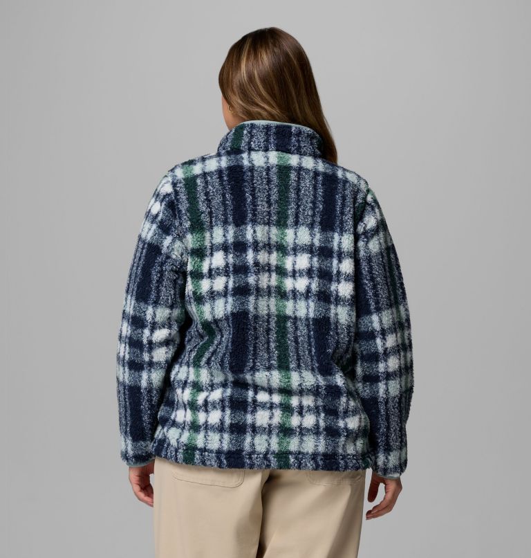 Women's West Bend Print Full Zip II Jacket - Plus Size, Color: Crushed Blue Herringplaid, image 3