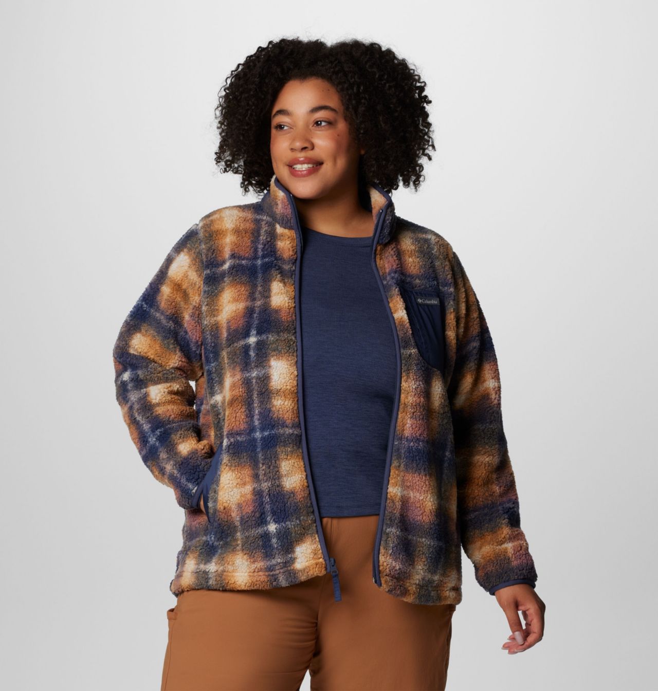 Women's West Bend™ Print Full Zip II Jacket - Plus Size | 466 | 3X 7