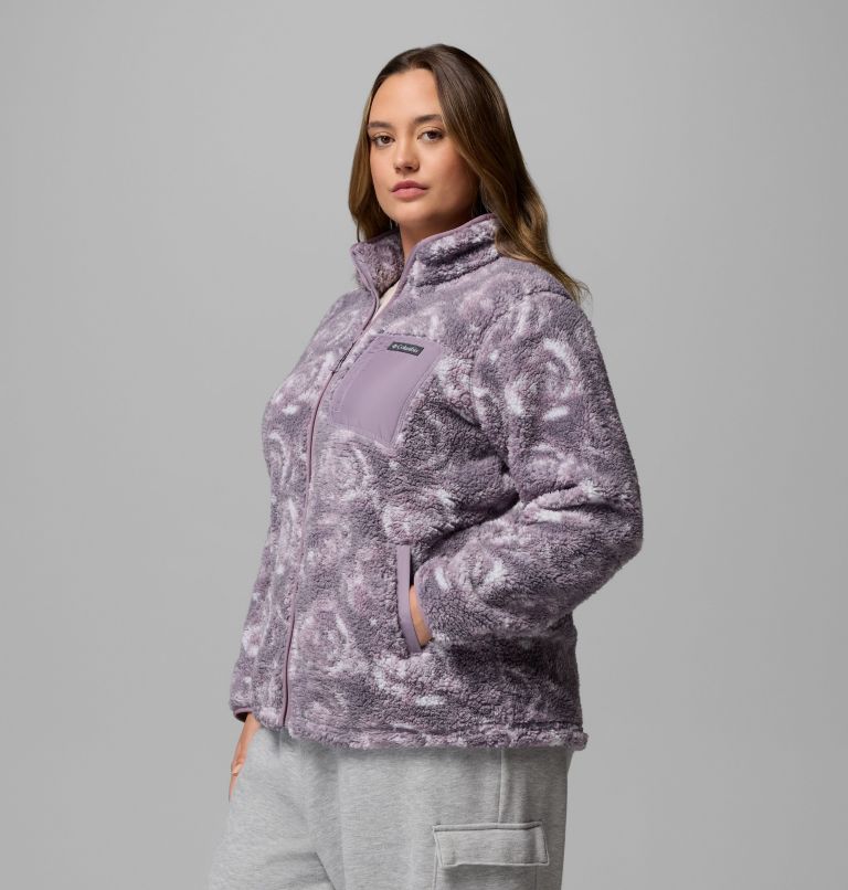 Women's West Bend Print Full Zip II Jacket - Plus Size, Color: Shale Purple Rose City, image 4