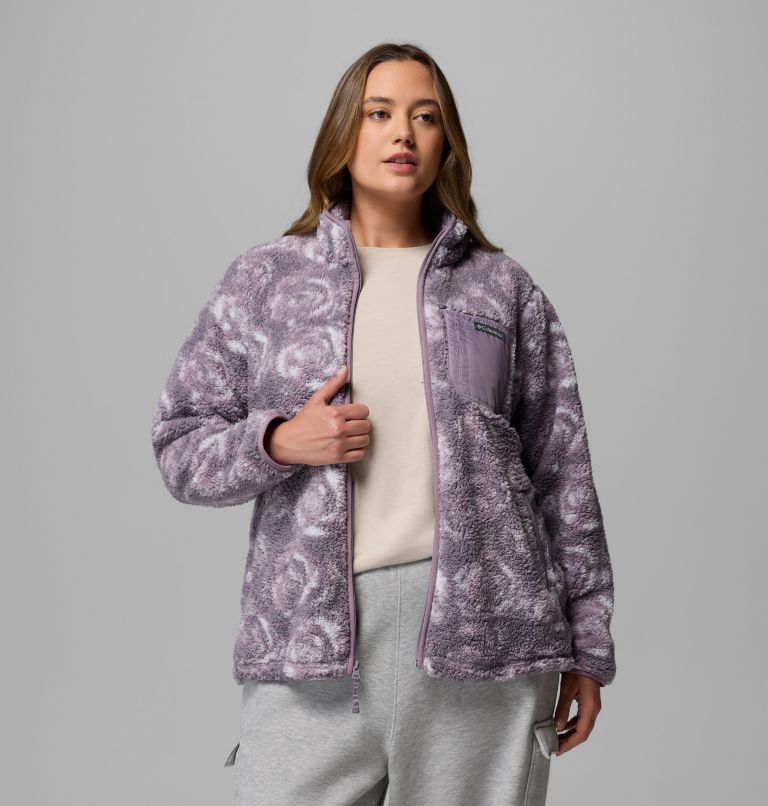 Women's West Bend Print Full Zip II Jacket - Plus Size, Color: Shale Purple Rose City, image 5