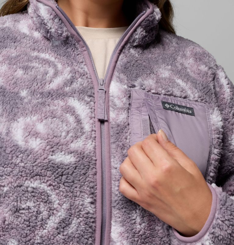 Women's West Bend Print Full Zip II Jacket - Plus Size, Color: Shale Purple Rose City, image 7