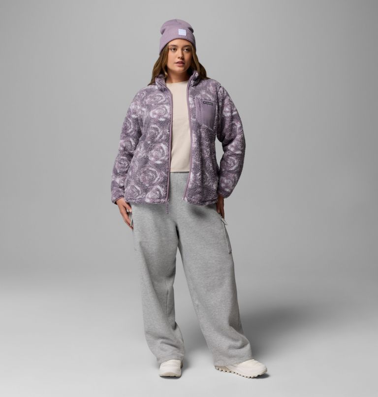 Women's West Bend Print Full Zip II Jacket - Plus Size, Color: Shale Purple Rose City, image 2