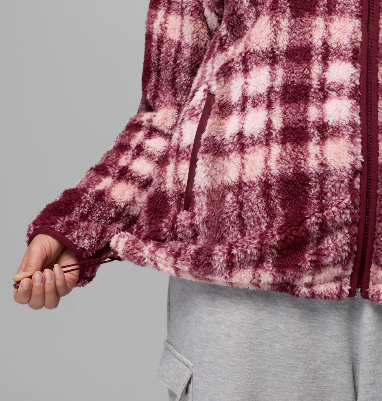 Women's West Bend Print Full Zip II Jacket - Plus Size, Color: Rich Wine Herringplaid, image 8