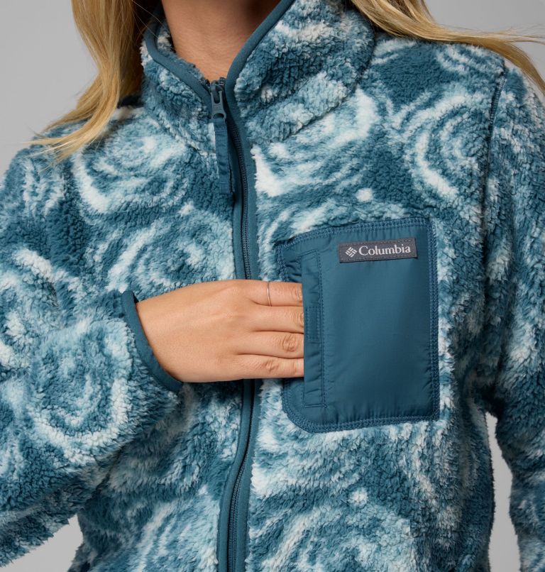 Women's West Bend Print Full Zip II Jacket, Color: Everblue Rose City, image 7
