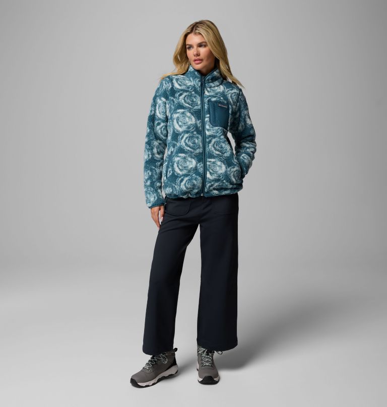 Women's West Bend Print Full Zip II Jacket, Color: Everblue Rose City, image 2