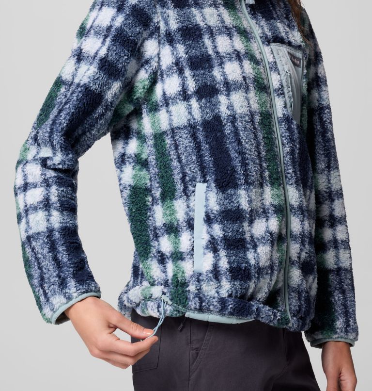 Women's West Bend Print Full Zip II Jacket, Color: Crushed Blue Herringplaid, image 8