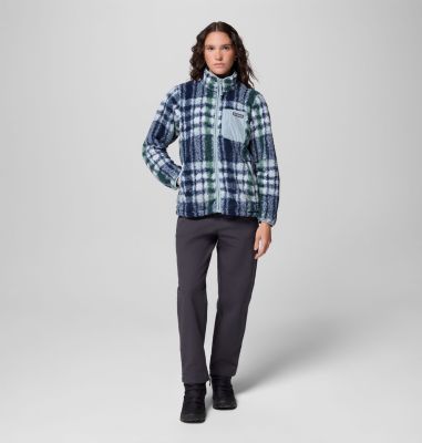 Women's West Bend Print Full Zip II Jacket, Color: Crushed Blue Herringplaid, image 10