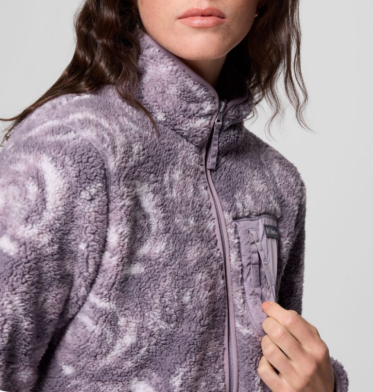 Women's West Bend Print Full Zip II Jacket, Color: Shale Purple Rose City, image 7