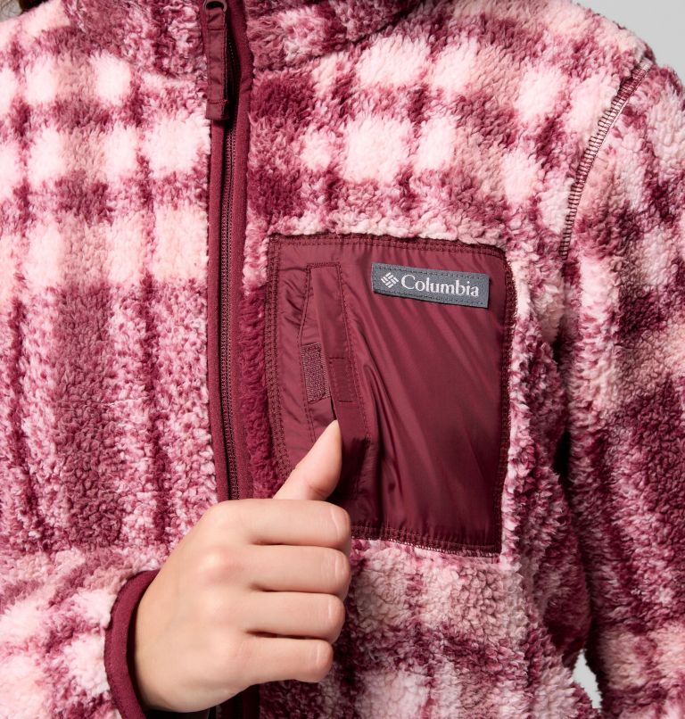 Women's West Bend Print Full Zip II Jacket, Color: Rich Wine Herringplaid, image 7