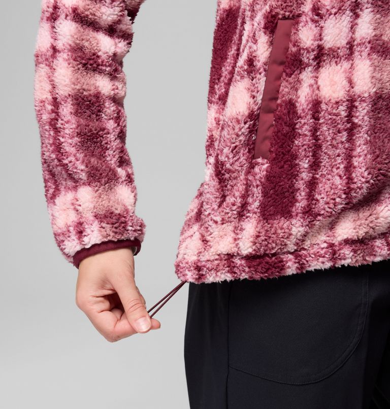 Women's West Bend Print Full Zip II Jacket, Color: Rich Wine Herringplaid, image 8