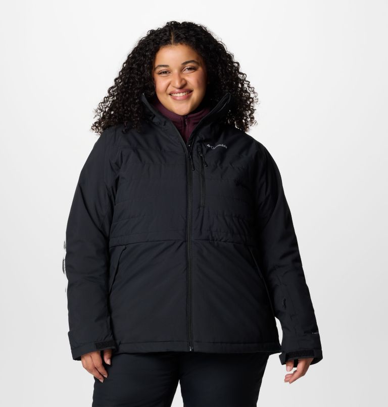 Women's Powdered Peak Insulated Jacket - Plus Size, Color: Black, image 1