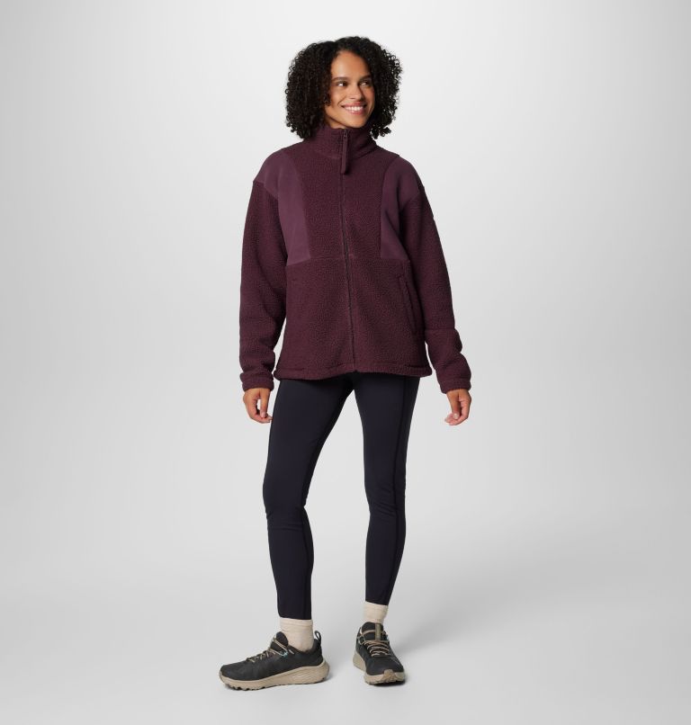 Women's Panorama Full Zip Fleece Jacket II, Color: Moonvista, image 3