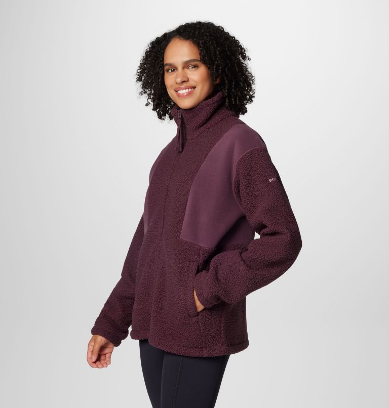 Women's Panorama Full Zip Fleece Jacket II, Color: Moonvista, image 4