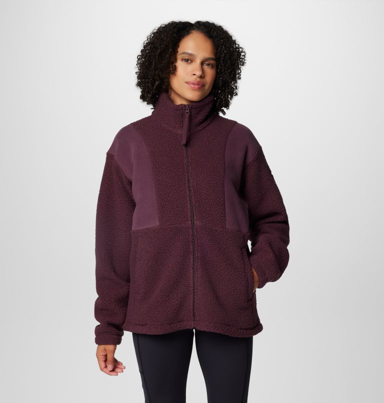 Women's Panorama II Sherpa Fleece Jacket, Color: Moonvista, image 1