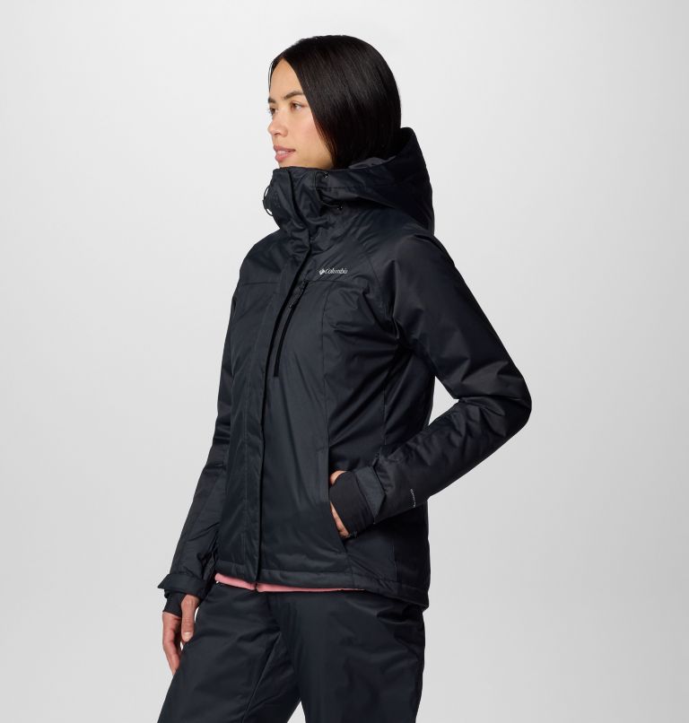 Women's Snowy Summit Insulated Jacket, Color: Black, Black Dobby, image 4