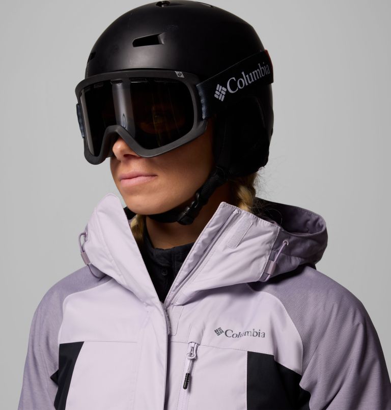Women's Snowy Summit Insulated Jacket, Color: Lavender Pearl, Black, Shl Prpl Crss Dy, image 8