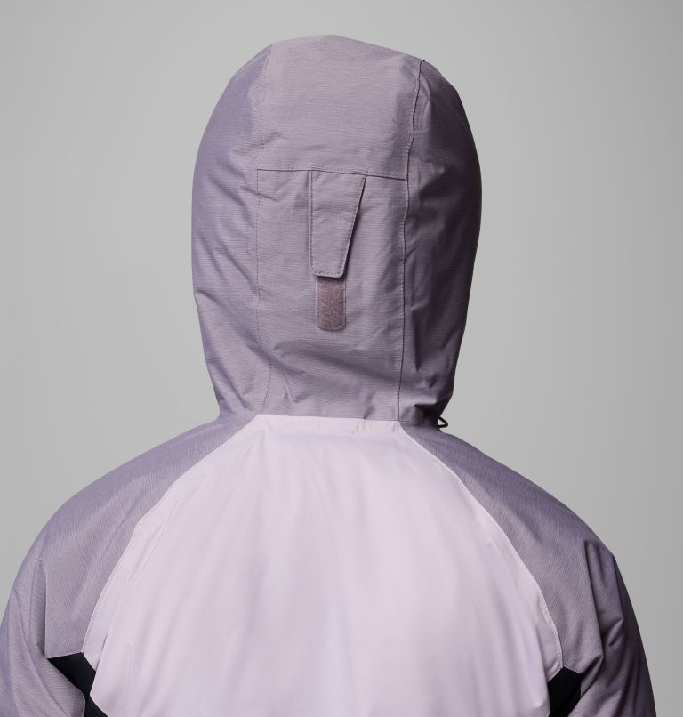 Women's Snowy Summit Insulated Jacket, Color: Lavender Pearl, Black, Shl Prpl Crss Dy, image 12