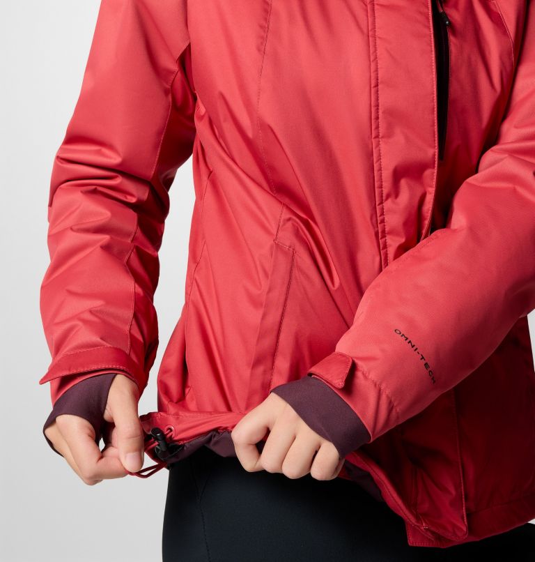 Women's Snowy Summit Insulated Jacket, Color: Daredevil, Daredevil Dobby, image 9