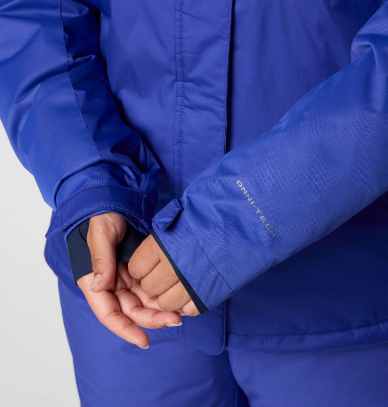 Women's Snowy Summit Insulated Jacket - Plus Size, Color: Clematis Blue, Clematis Blue Dobby, image 7