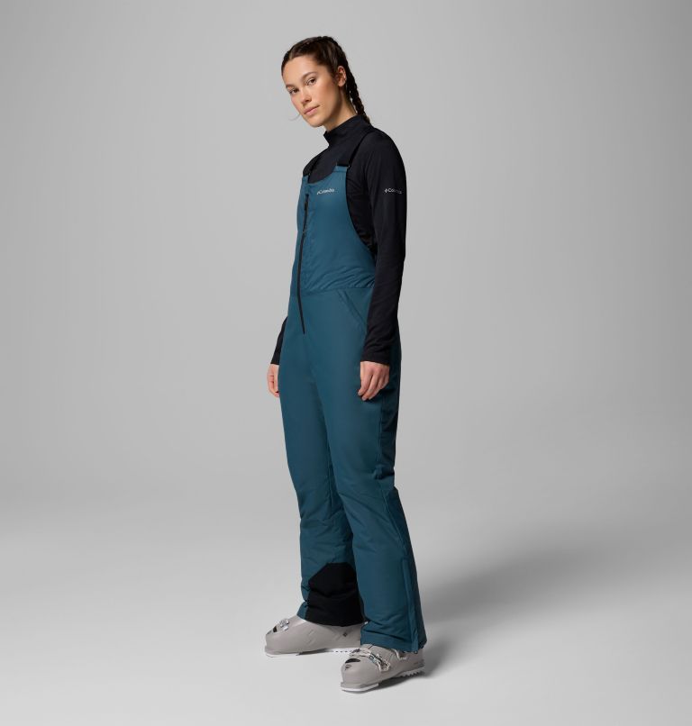 Women's Iceventure II Bib, Color: Everblue Dobby, image 4