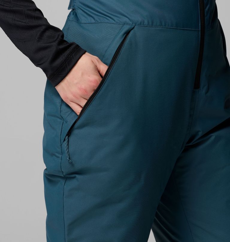 Women's Iceventure II Bib, Color: Everblue Dobby, image 7